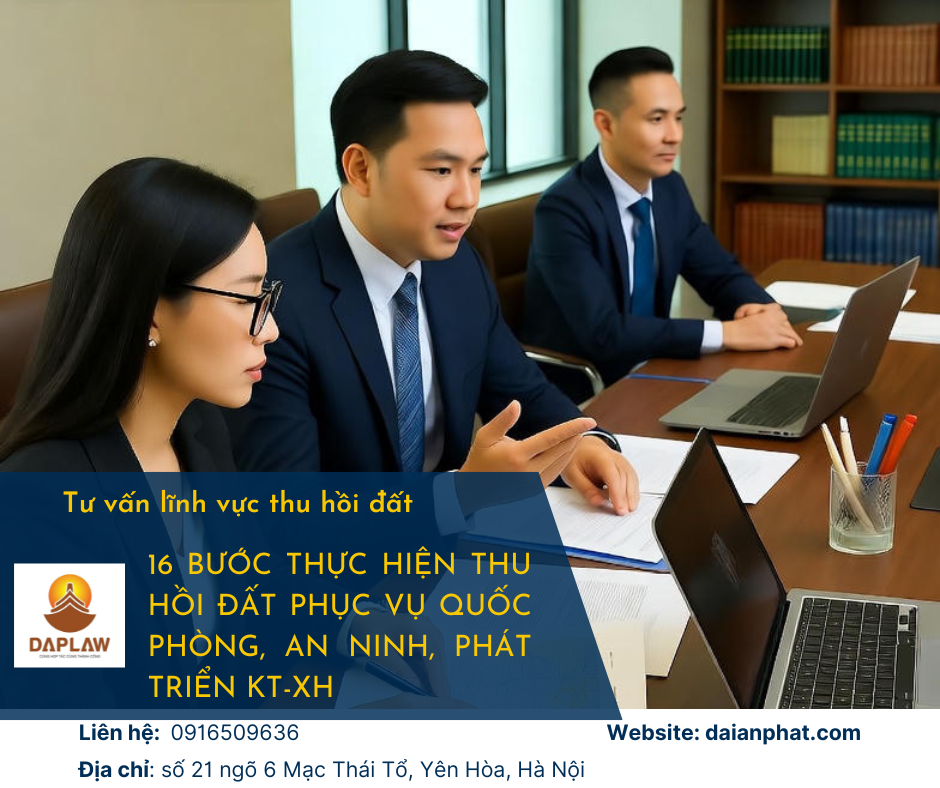 16 bước thu hồi đất